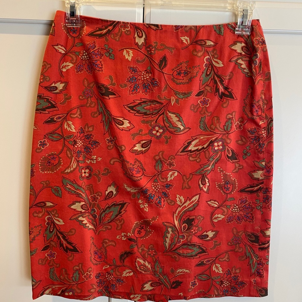 Orange skirt